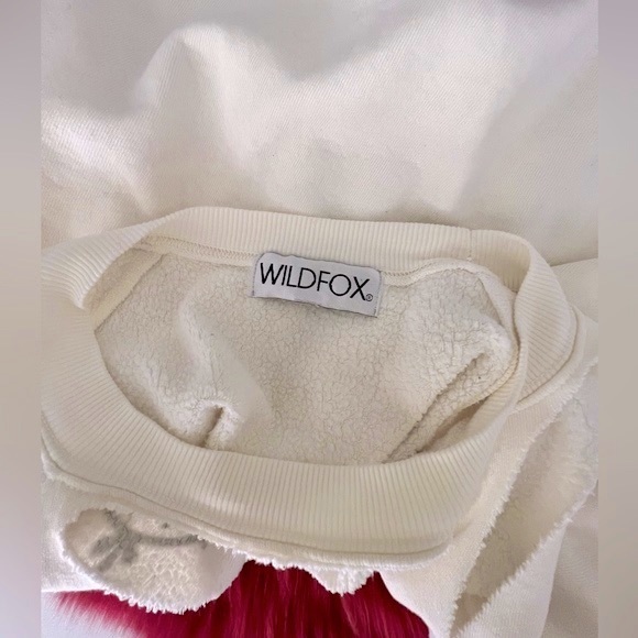 Wildfox CUSTOMIZED Oversized Ivory Black Letters Happily Ever After is EXPENSIVE - Picture 11 of 15